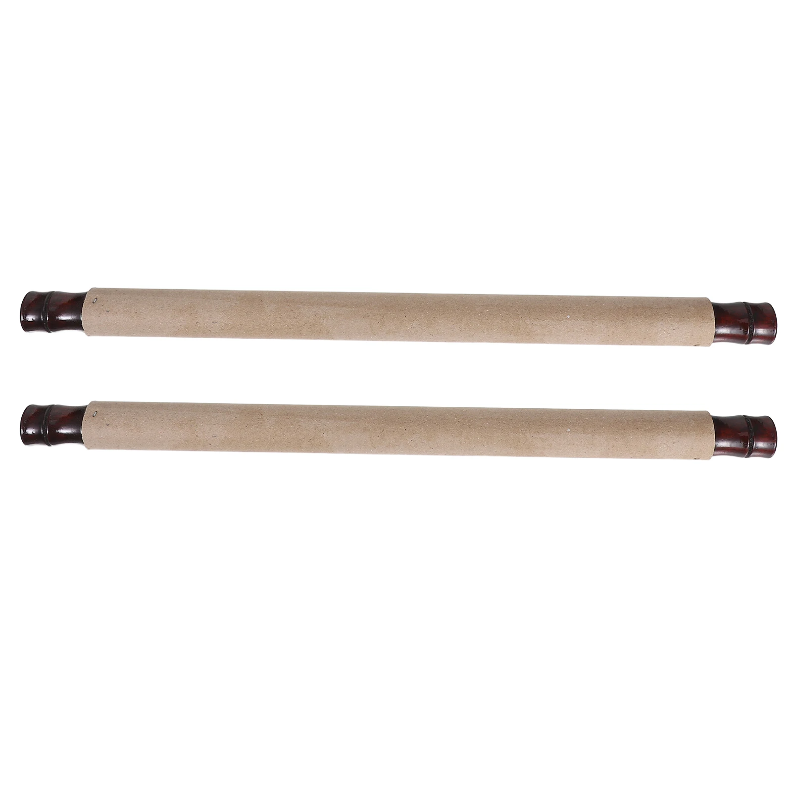 

2pcs Calligraphy Mounting Hanging Core Wooden Art Hanging Accessories Set Protective Design for Paintings Posters