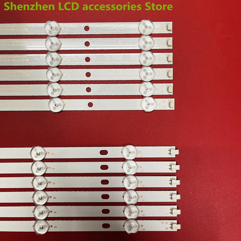 65inch FOR L65M5-AD MI65T33-6X14-MCPCB-B/A-V2 JL.D650E1330-368  3V 14LED  132.6CM  100%NEW  