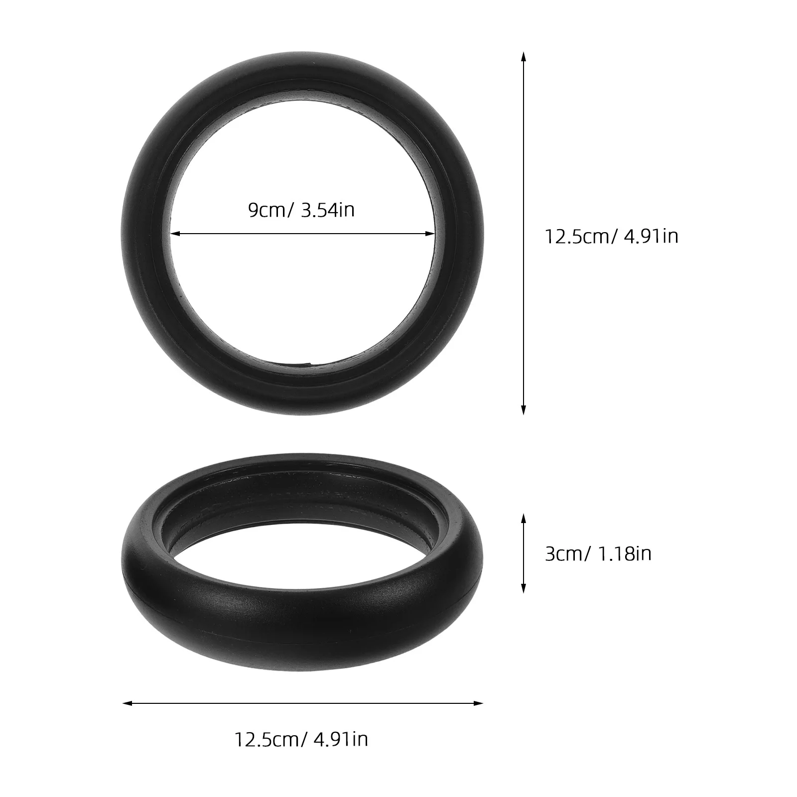 عربة استبدال الإطارات 5 بوصة المطاط الإطار الخارجي للطفل يدفع باليدين عربة أطفال عربات التي تجرها الدواب عربة الرضع عجلة عالمية تناسب عالية