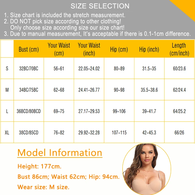 Tubo da donna Body Shaper Abito più lungo Intimo Controllo Sottovesti Abiti skinny sexy Avvolgente Sottogonna Un pezzo Shapewear Underdress