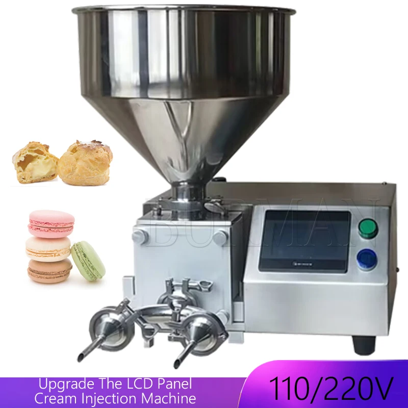 Commercial Upgrade LCD Panel Quantify  Cream Filling Machine Latin Fruit Filling Equipment Puff Filling Machine