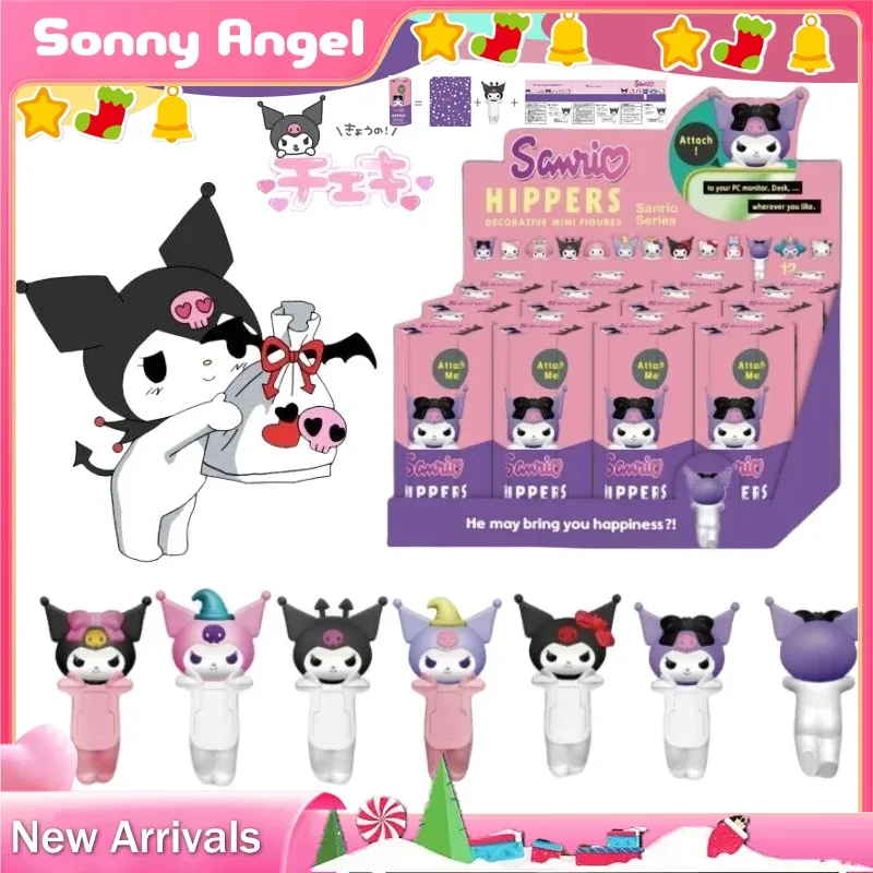 Figura de caja ciega de Sonny Angel, serie Kuromi, Mini decoraciones de personajes de Anime, muñeca de juguete, regalos de Navidad, juguetes de cumpleaños personalizados