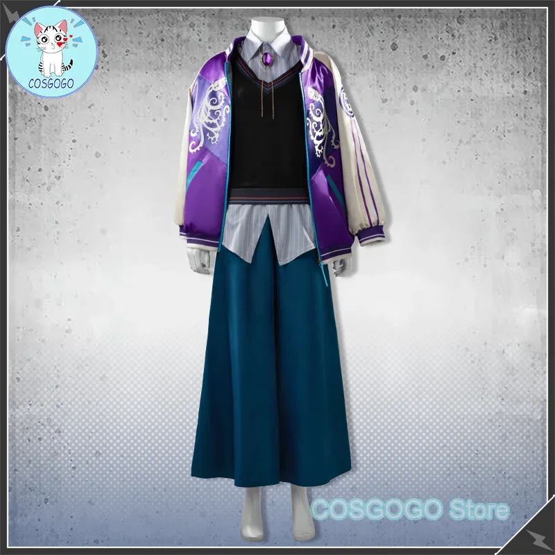 [Customized] Vtuber Half Year Anniversary Hoshirube Sho Cosplay Costume Halloween Game Suit Party Role Play Outfit Men