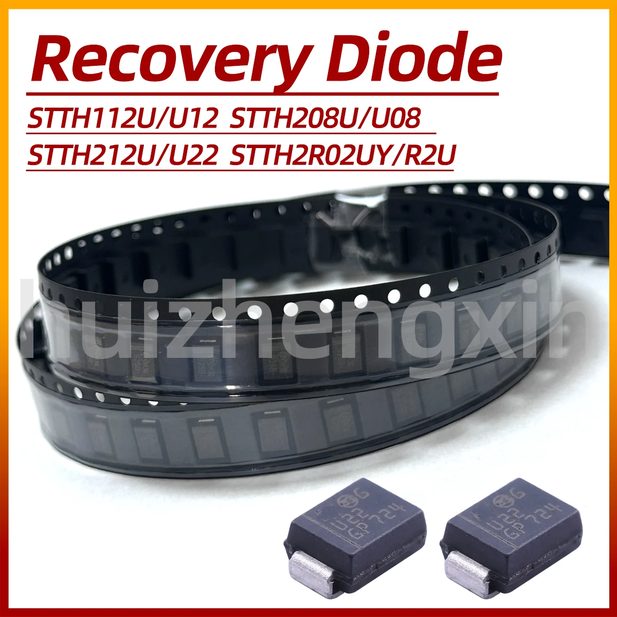 20PCS STTH112U U12 STTH208U U08 STTH212U U22 STTH2R02UY R2UY SMB/DO-214AA Ultrafast recovery diode