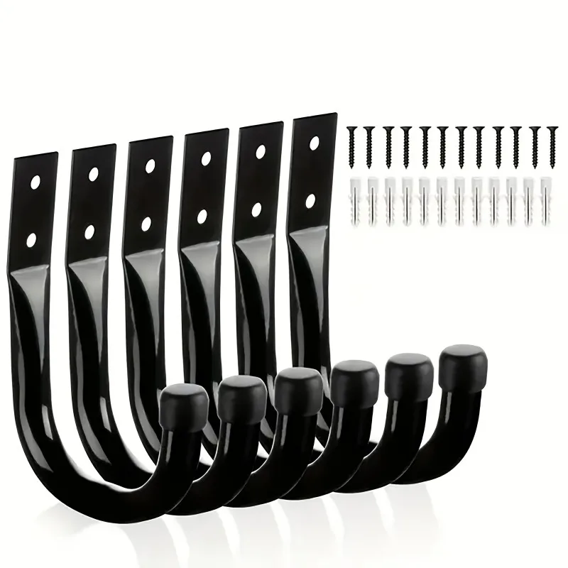 crochets-de-garage-en-metal-robustes-6-12-pieces-crochets-de-rangement-muraux-pour-velos-et-outils-de-jardin-en-acier-au-carbone-poli-installation-facile
