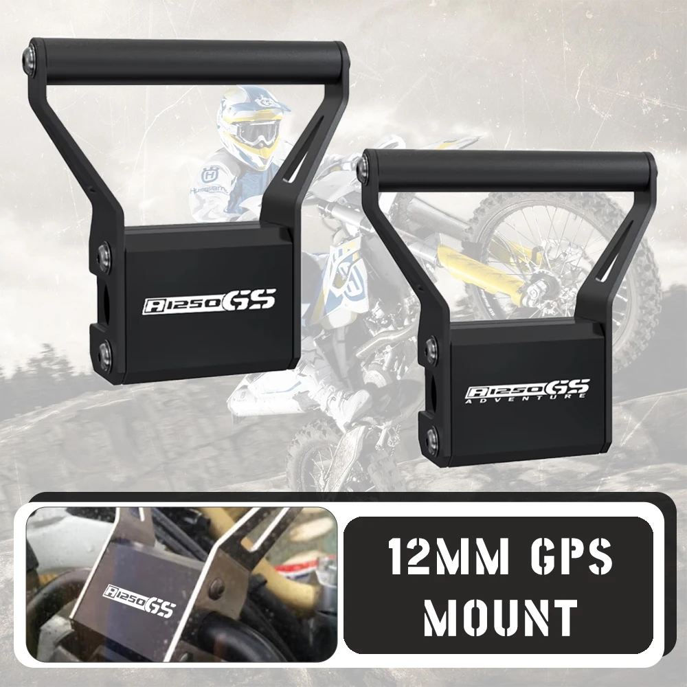 

12 мм подставка-держатель для телефона, GPS-навигационная пластина, монтажный кронштейн для BMW R1250GS Adventure 2019-2024 2023 R 1250 GS ADV