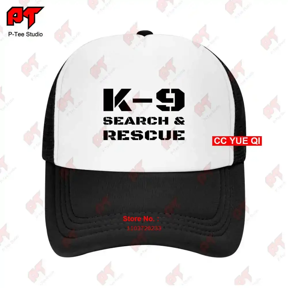 

K9 Search And Rescue Dog Handler Trainer Sar Team Unit Бейсбольные кепки Кепка-грузовик UR4F