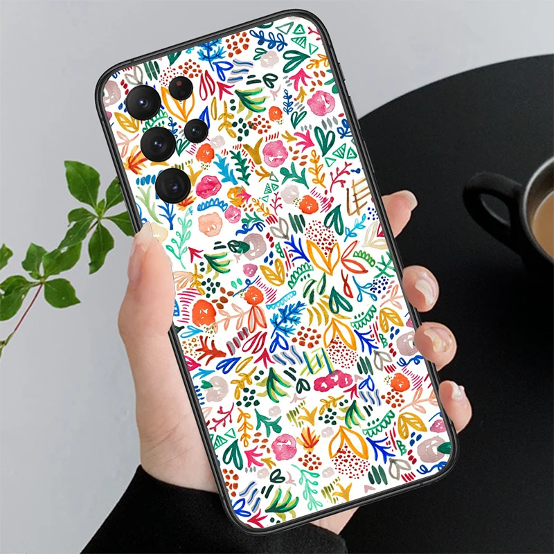

Flower Wildflower Funda Phone Case For Samsung A55 A16 A56 A36 A23 A35 A15 A53 A54 A33 A34 A25 A05S A52 A52S A14 A13 A71