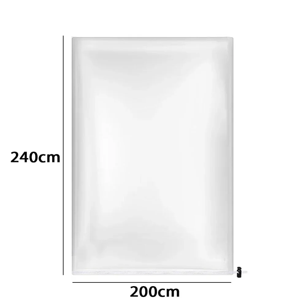 Winter Protective Plant Cover with Adjustable Drawstring Transparent Plastic Film for Outdoor Frost Protection