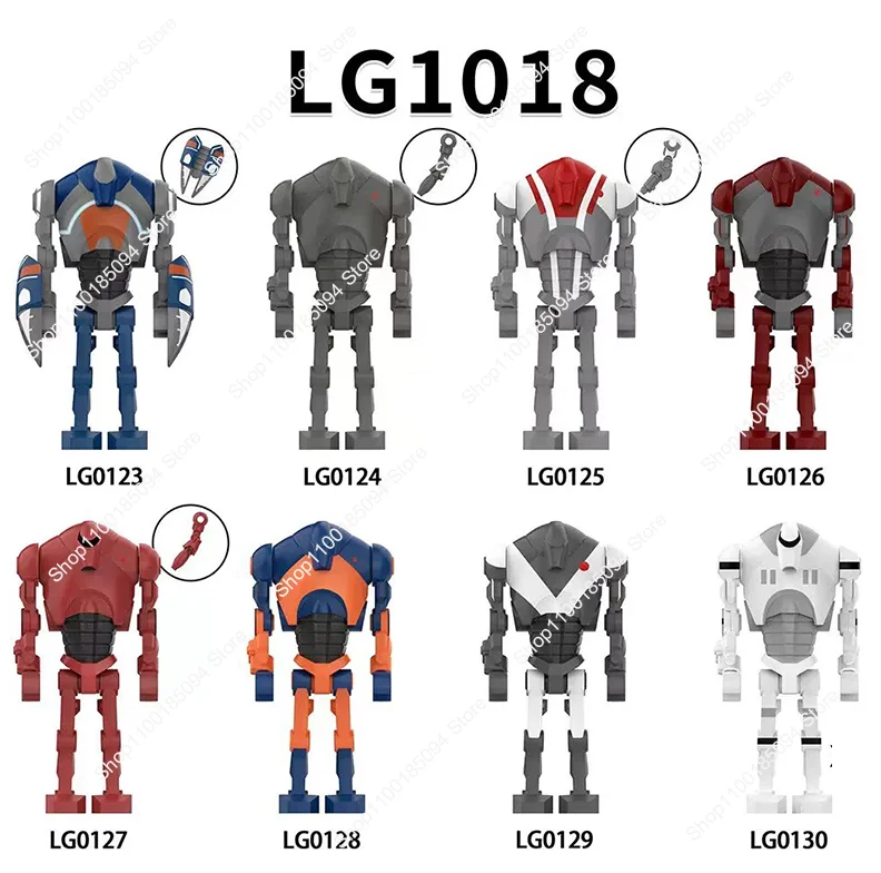 LG1018 New series building blocks Mini Figures Toys With Accessories DIY Hobby Display Gifts birthday gift Collect toys