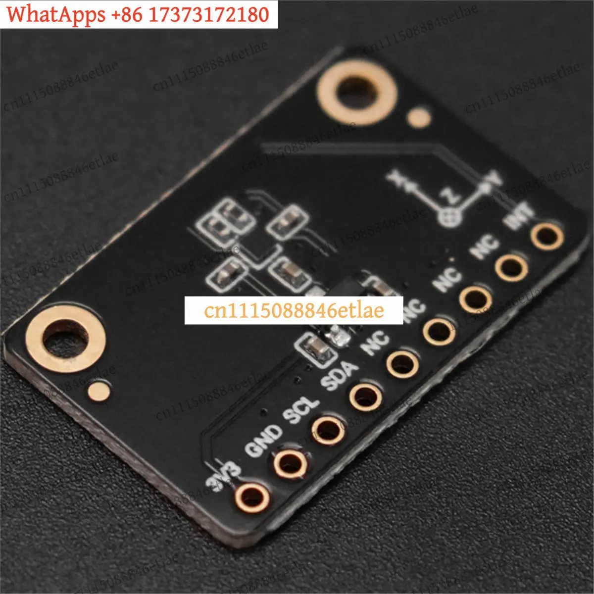 k3 DT80 BMM350 Triple-Axis Magnetometer Breakout Board – Field Shock Recovery for AR/VR, Drones & E-Compass
