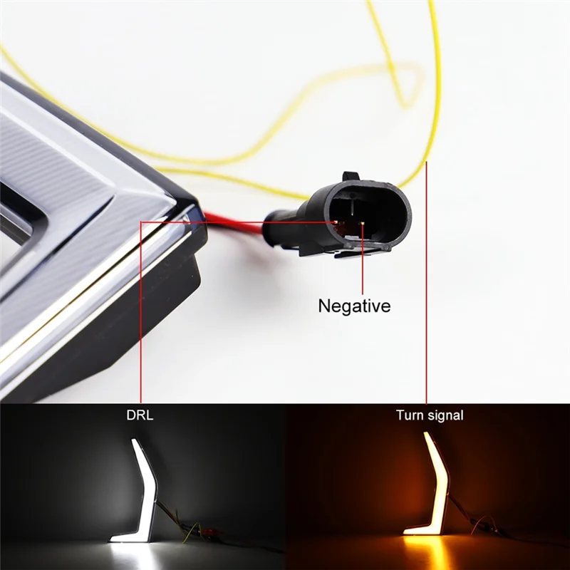 

Топ!-Специальные передние светодиодные фонари на решетке UTV ATV, указатель поворота Fang для Kawasaki Teryx KRX 1000 2020-2024 2021-2024