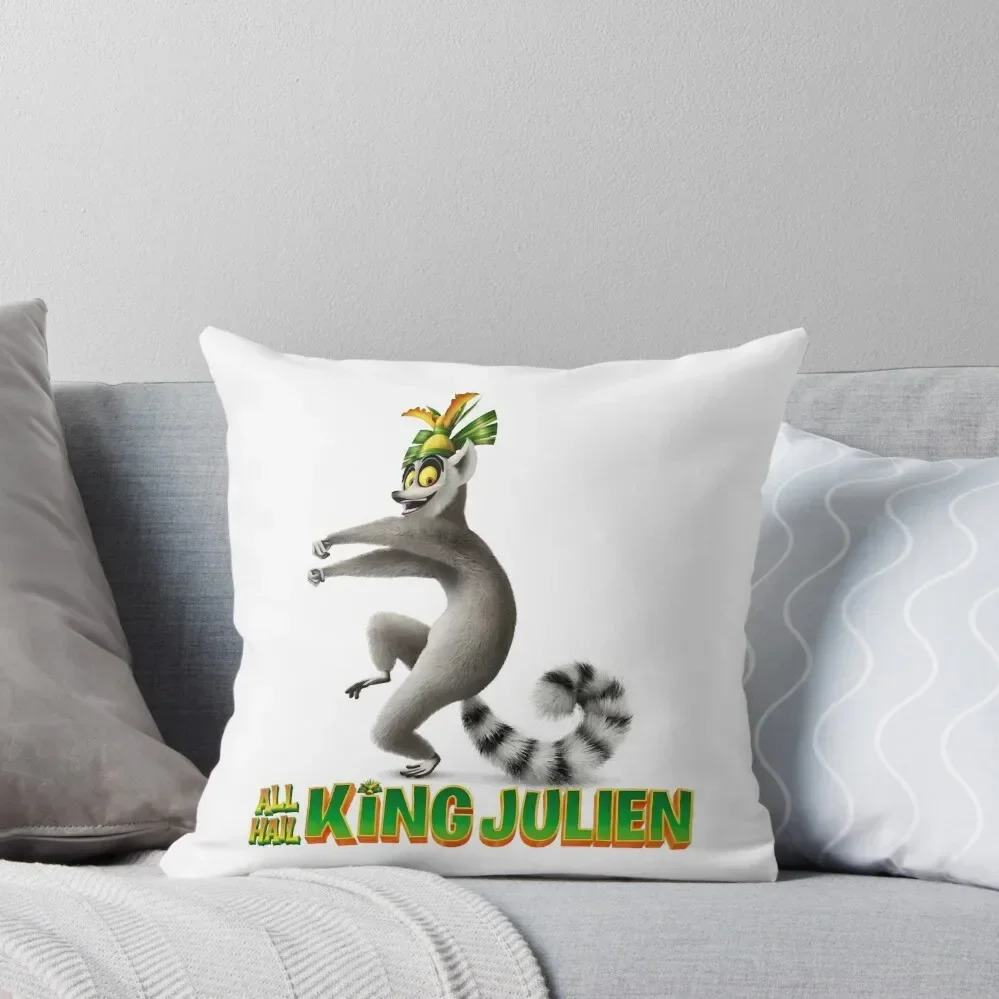 King Julien King Julien King Julien Throw Pillow christmas decorations 2025 Christmas Pillow Covers christmas pillow case