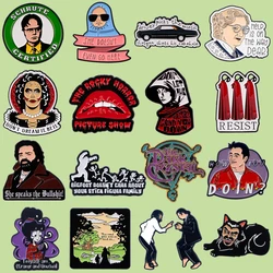 Supernatural TV SHOW Enamel Pin Office Lapel Pins Movie Badges on Backpack Brooches for Women Cartoon Jewelry Fans Gifts
