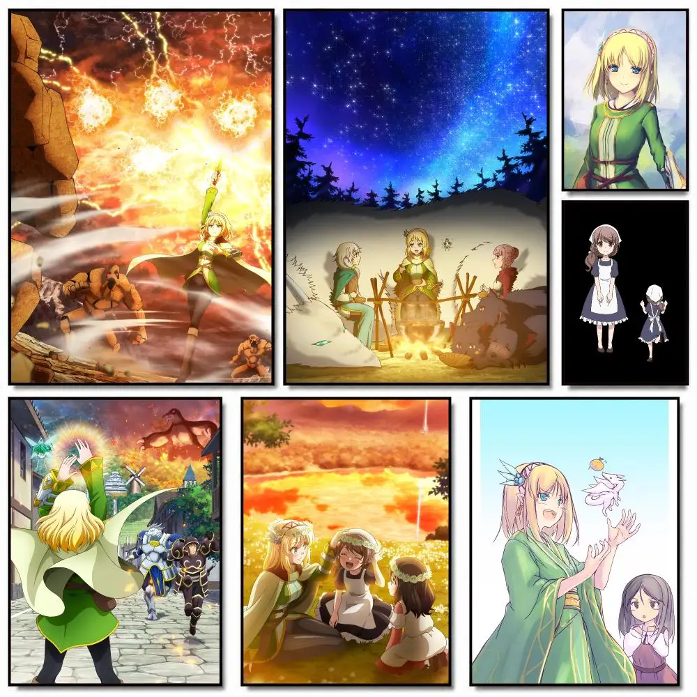 anime I-In the Land of Leadale-E Painting Calligraphy Artwork for Home Bedroom Office Wall Decoration Gift