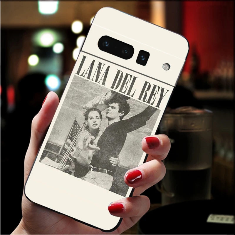 Funda de Lana Del Rey para Google Pixel 8 7 Pro 7 7A 6A 6 Pro 5A 4A 3A Pixel 4 XL Pixel 5 6 4 3 3A XL