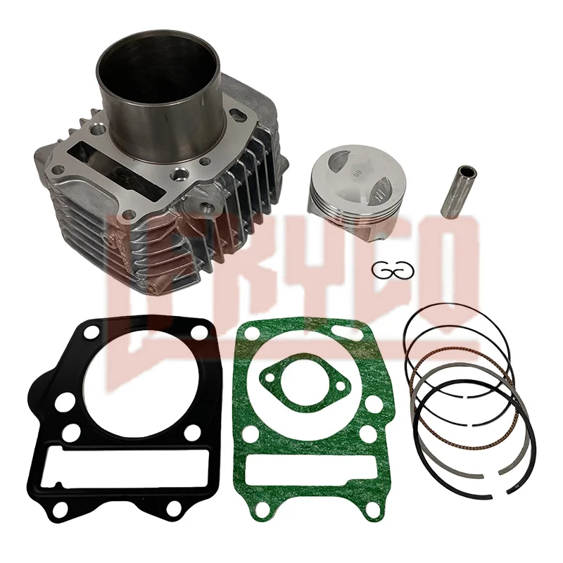 Tall Cylinder Top End Rebuild Kit Motor 66mm Big Bore to 178cc For Honda WAVE125 WAVE125i KSSG Innova ANF125 XRM125 Supra X125 4