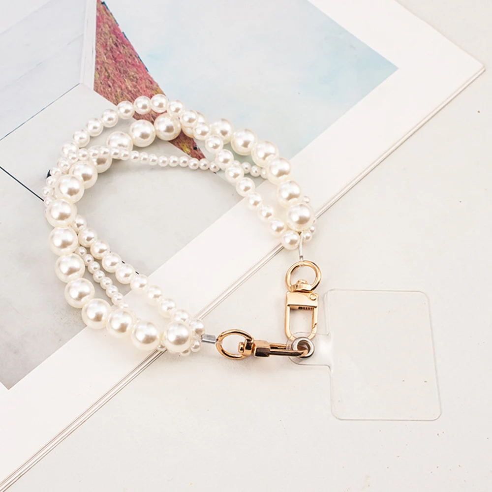 30CM Long Imitation Pearl Bag Chain High Quality Decoration Accessories DIY Mobile Phone Case Chain Fashion Bag Straps For Woman