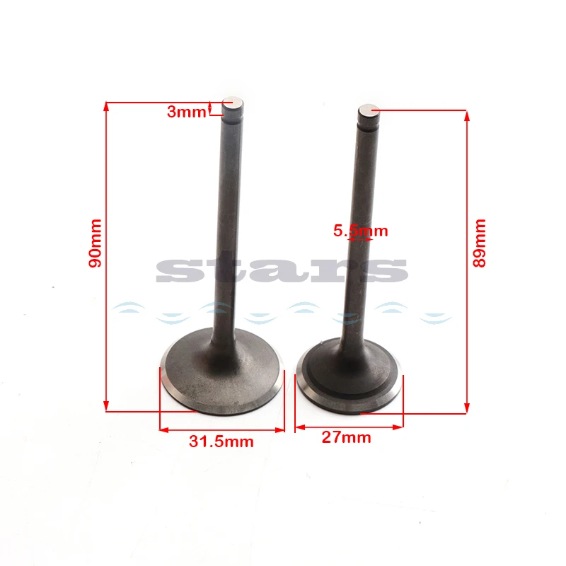 Motorcycle Engine Valve Suitable for Zongshen CB 200 CB200 Inlet Valve Outlet Valve