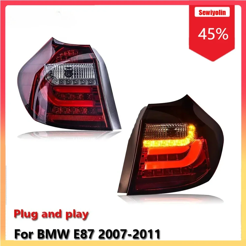 

Car Auto LED Tail Light Accesorios Para Auto For BMW 1 Series E87 2007-2011 Auto Rear Fog DRL Brake Turn Signal Lamp Plug And P
