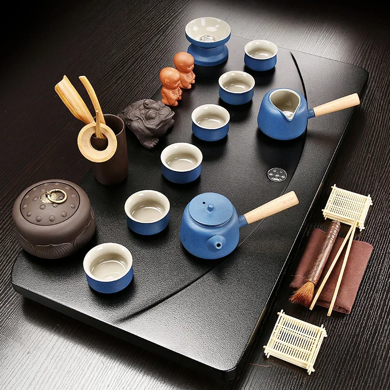 Luxury Kung Fu Tea Set Ceremony Complete Service Gift Puer Teapot Cup Set Gaiwan Coffeeware Teaware Te Matcha Drinking Items