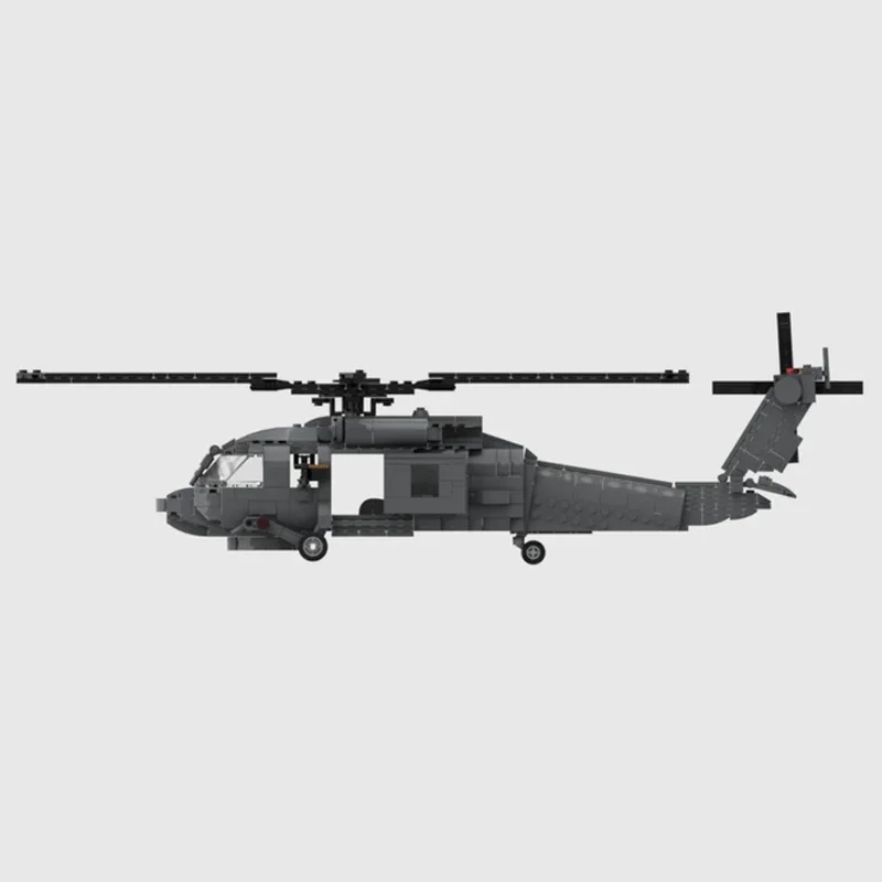 Moc Building Bricks modello militare Sikorsky UH-60 Black Hawck Technology blocco modulare regali giocattoli per bambini set fai da te assemblaggio