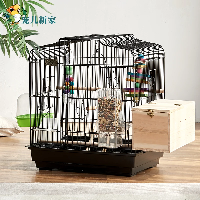 

Dedicated For Budgie Myna Cockatiel Lovebird Parrot Birdcage Luxury Breeding Cage Villa Style Extra Large Size Home Use