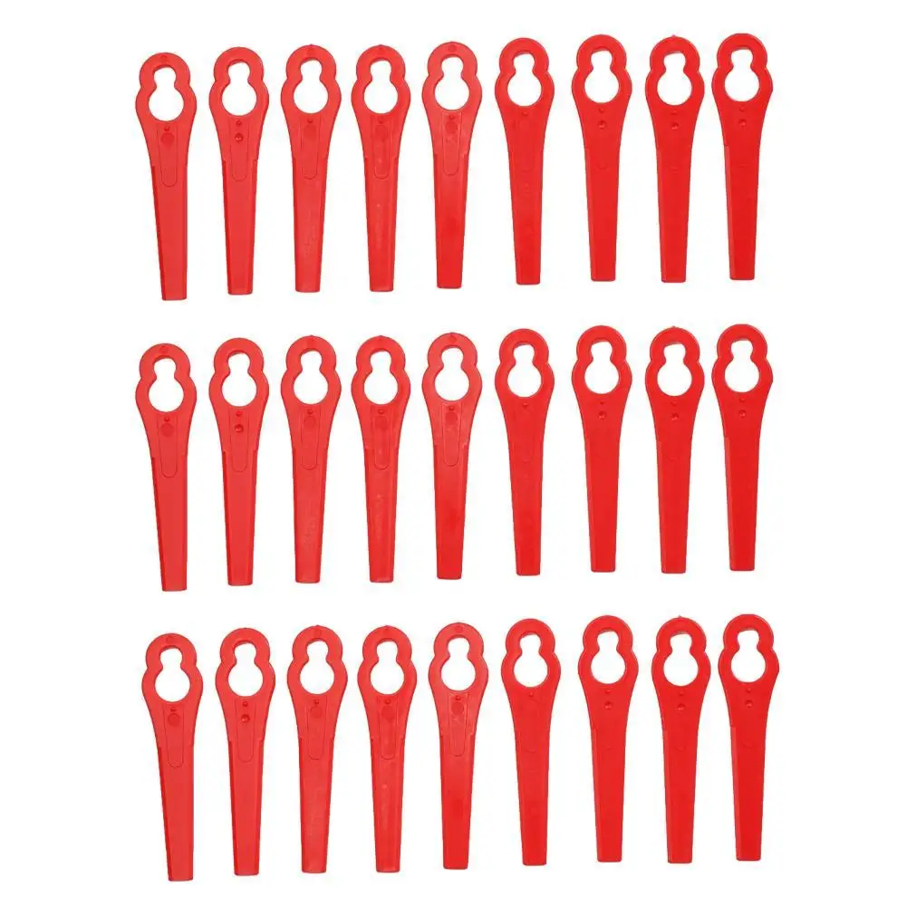 Reposição de Plástico Aparador para Jardim Gramado Jardim Lace Mower Grama Jardinagem Ferramenta 100 Pcs