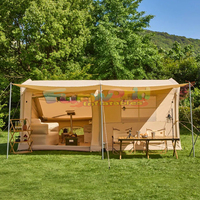 Oxford Waterproof Hotel Arabian 3-4/5-8 People Family Party Luxury Cabin air Tent Inflatable Camping Outdoor with Bed and Sofa