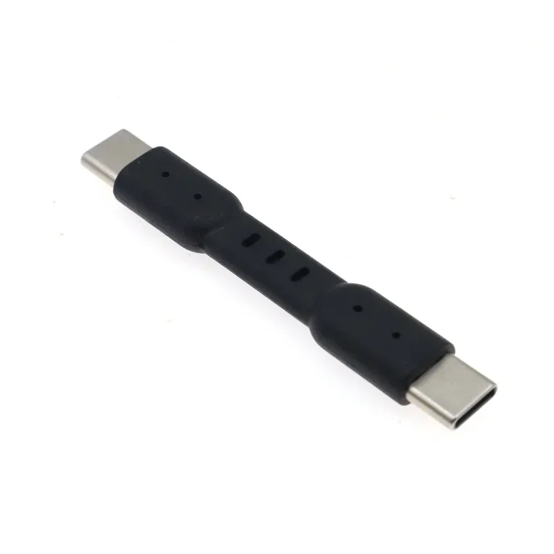 For E1DA 9038D DAC Device Samsung SSD T5 USB C 180 Degree Synchronous Charging Cable 5Gbps OTG Type C Male To Male Adapter Cable