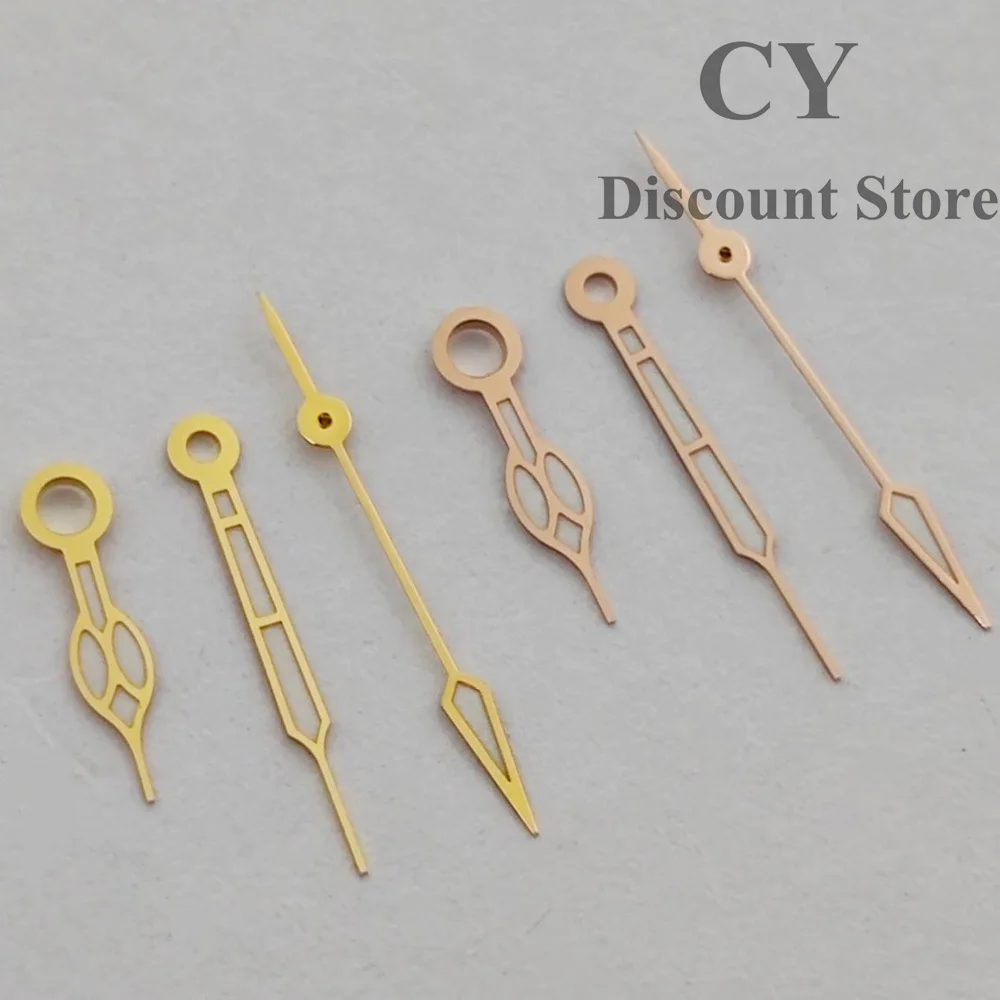 ساعة ريتشوس NH35 فضي/أسود/ذهبي/ذهبي وردي عقارب خضراء مضيئة تناسب حركة NH35 NH36