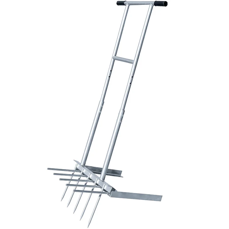 Cultivator Broad Fork Tiller Farm Garden Portable Ergonomic Manual Twist Tool Galvanized Steel Garden Pitchfork
