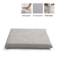 Durable Memory Foam Seat Cushion Ultra Soft Breathable Car Seat Pad Anti-Slip Slow Rebound Office Chair Pad Pain Relief