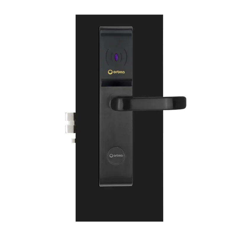 Orbita E3441 stainless steel computerized software control hotel door lock system with black color