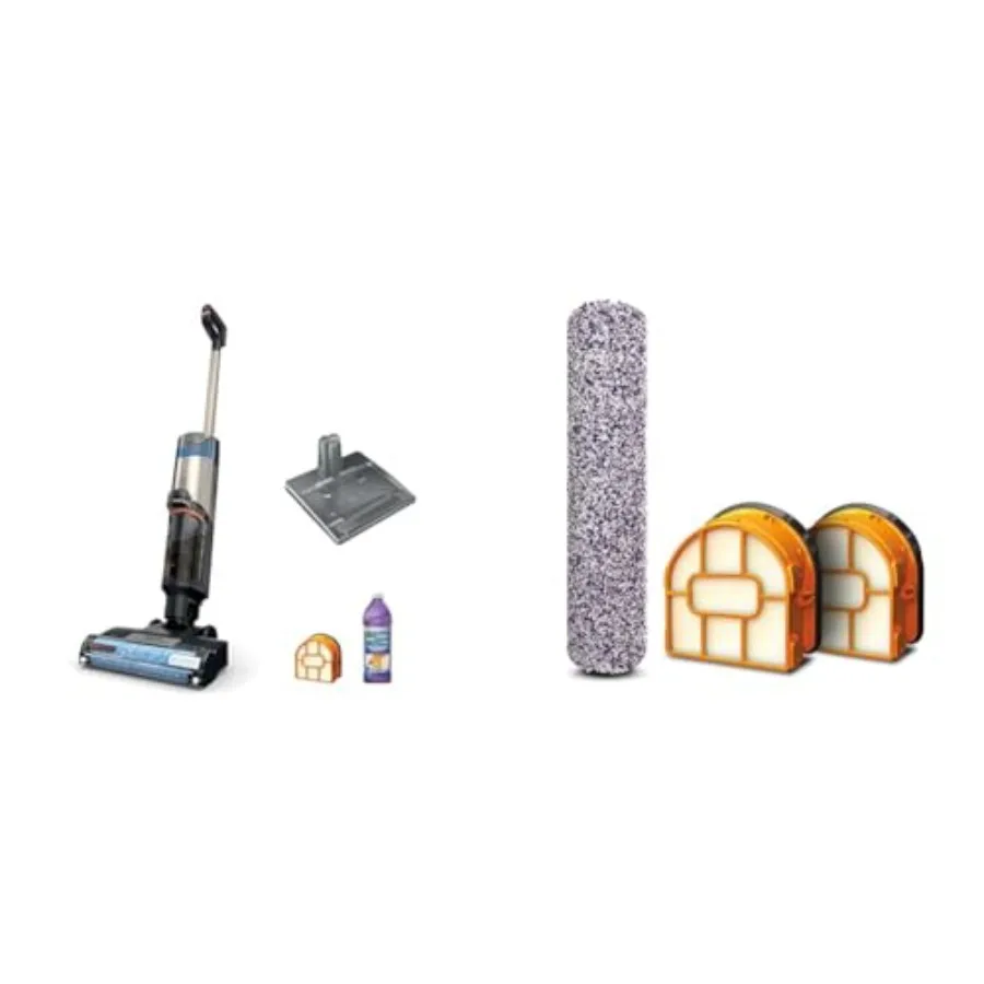 

WD261 HydroVac MessMaster Wet Dry Vacuum Cleaner Cordless 3-in-1 Vacuum Mop All in One and Self-Cleaning System HydroVac Antimi