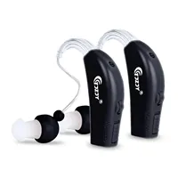 Rechargeable Digital Hearing Amplifiers, Mini Hearing Aids for Seniors, Sound Amplifier and Charging Base, 2Pcs