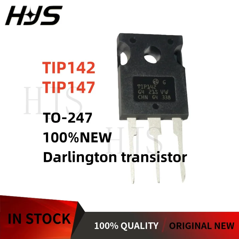 

10Pieces TIP142 TIP147 TO-247 TIP142 147 Darlington transistor TO247 100%NEW In stock