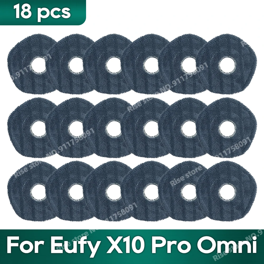 Accessoires geschikt voor Eufy X10 Pro Omni Robotstofzuiger Stofzak Hepa Filter Roller Zijborstel Mop Doek