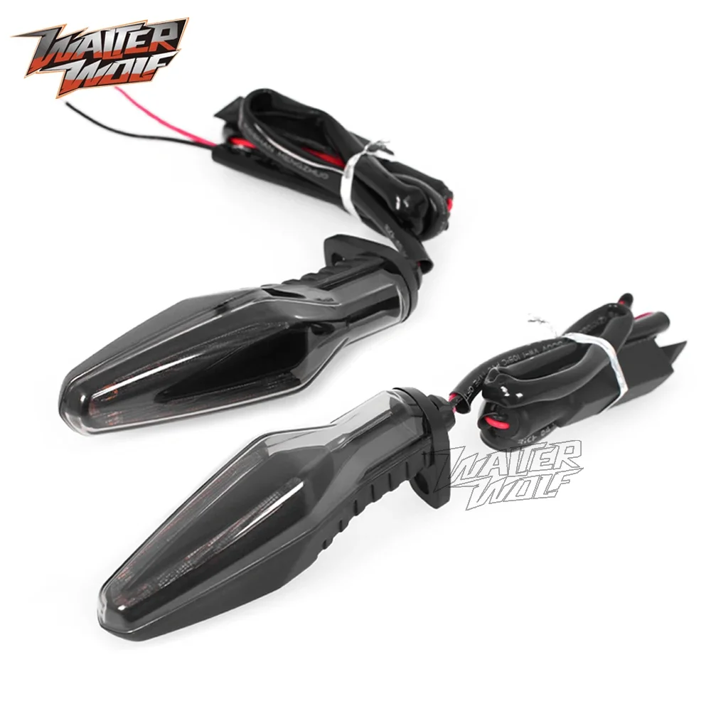 Smoke LED Turn Signal Flasher Blinker Light For Daytona 675 765 Tiger 800 1200 XC XR XCA Street Triple 675 765 Speed Triple 1050