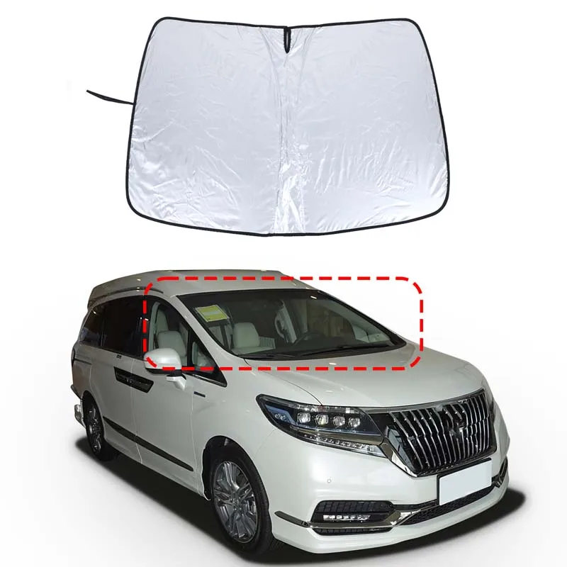 For Honda Elysion 2016-2021 Car Front  Windshield Sunshade UV Protection Foldable Shade Sun Protector Windshield Visor Cover