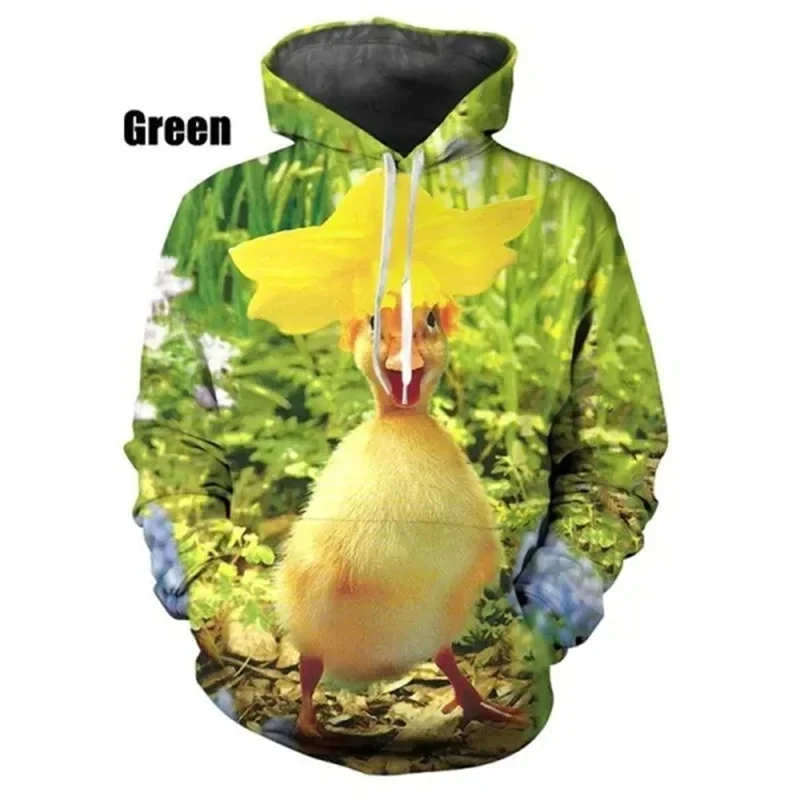 

Funny Ducks Kids Hoodie Men Clothing 3D Printing Yellow Duck Hoodies Women Sweatshirts Pullovers Harajuku Fashion Y2k Tops Hoody