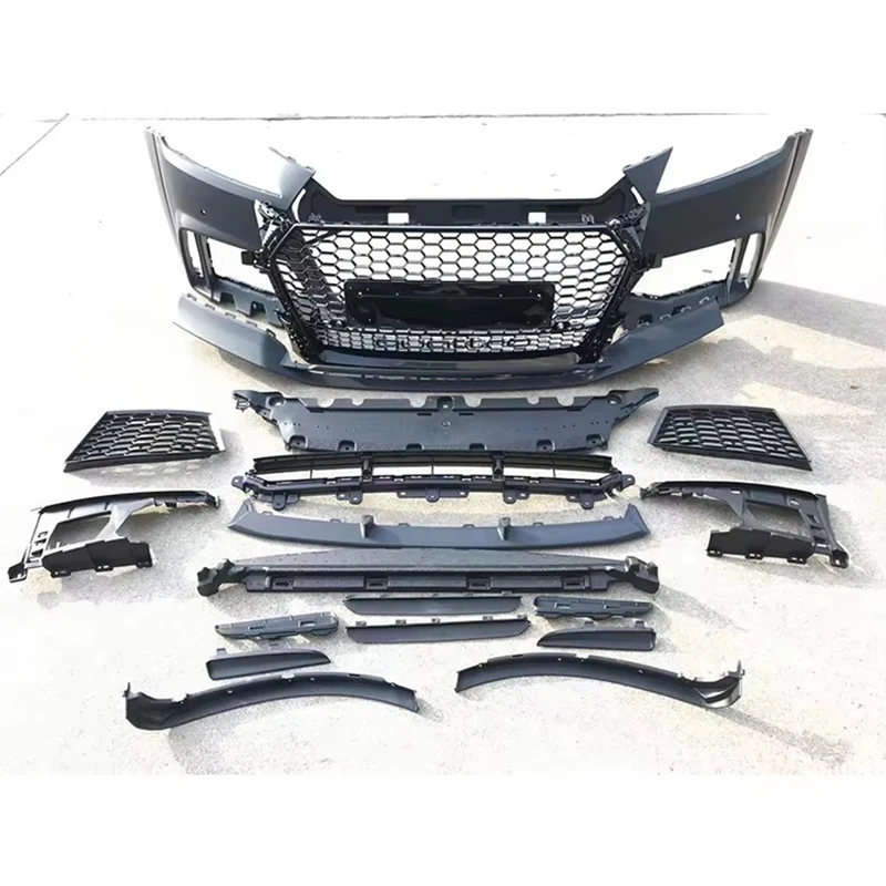 

Hot Sale Auto Parts Facelift Body Kit Front Bumper with Honeycomb Grille for TT TTS to TTRS Quattro Style 2015-2019