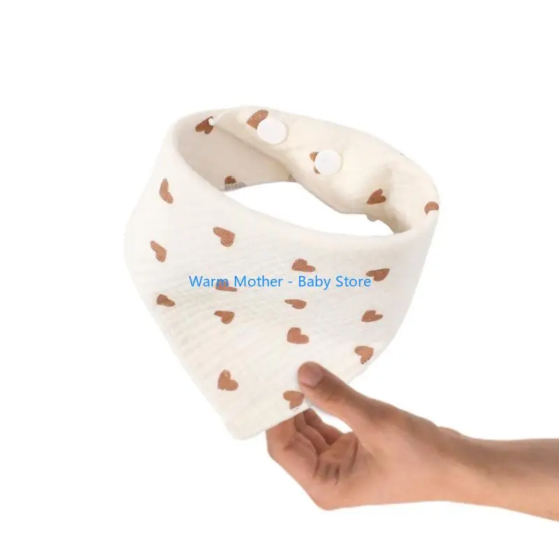 

Baby Wiping Towel Cotton Saliva Wipes Strong Absorbents Face Towels for Infants 57QE