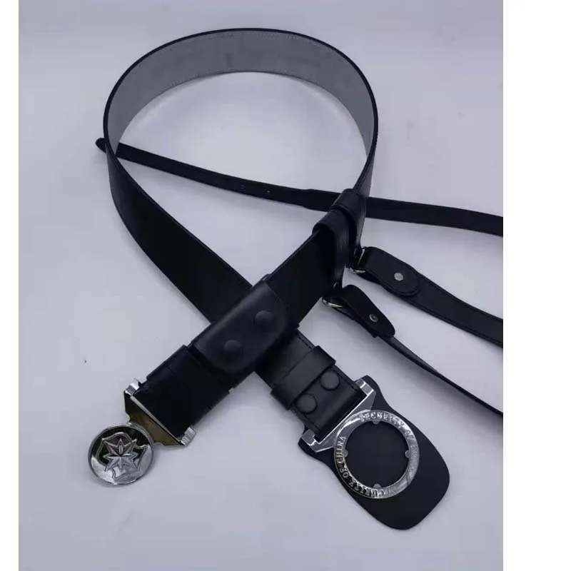 เข็มขัดหนังรักษาความปลอดภัยแบบใหม่พร้อมสายคาดลำตัวแบบไขว้ ความกว้าง 5 ซม. สำหรับการแสดง