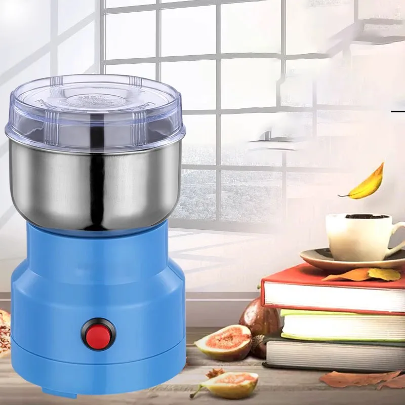 NEW Electric Herbs Spices Nuts Grains Coffee Bean Grinder Mill Grinding DIY Tool Home Medicine Flour Powder Crusher