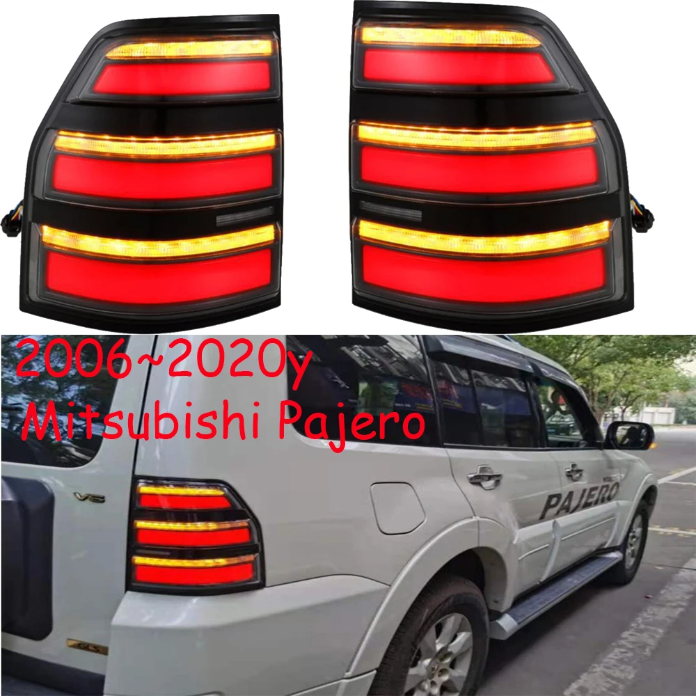 Car Styling Pajero Tail Lights For 2006~2020y Montero Pajero Taillight LED Tail Lamp Rear Lamp drl+brake+reverse+turn Signal
