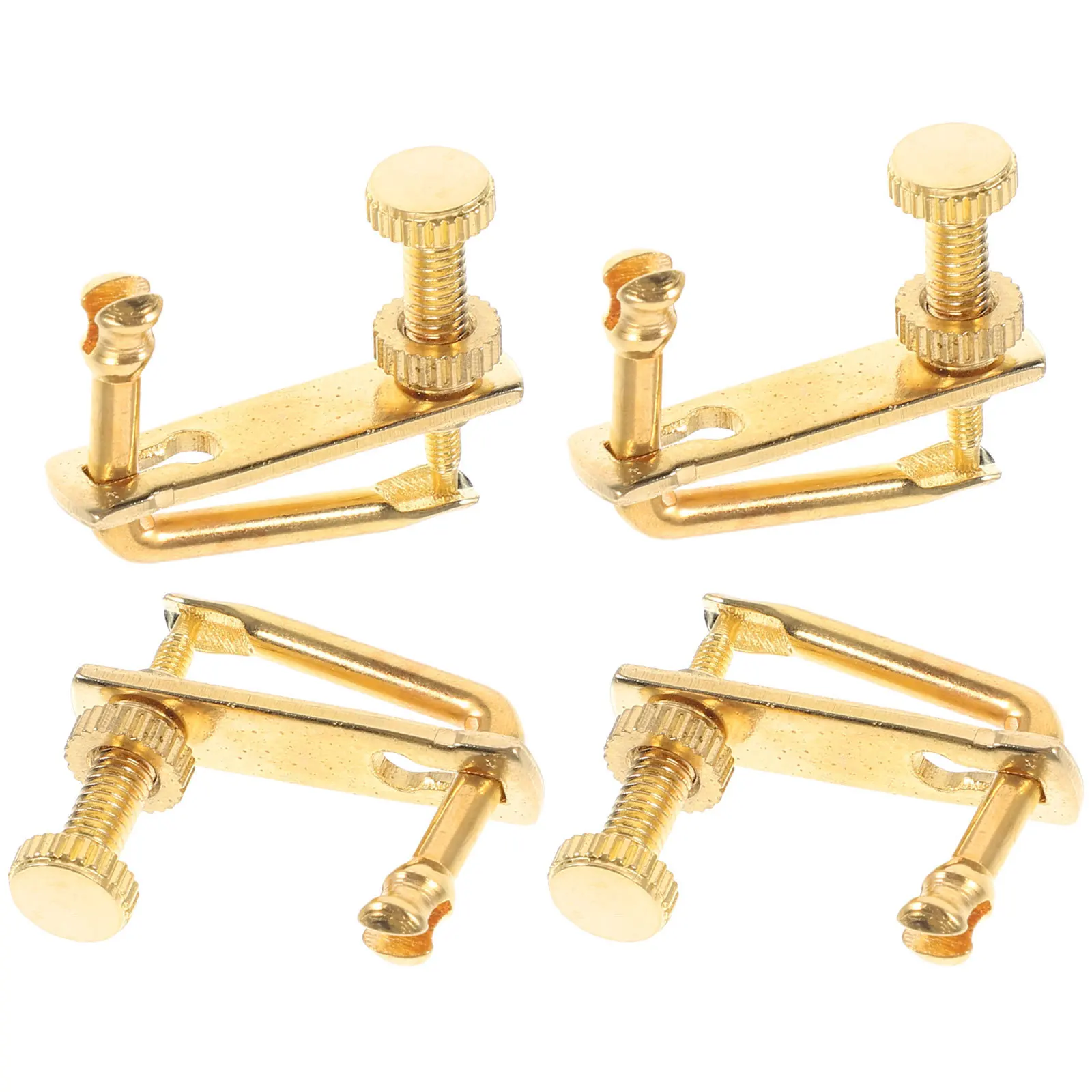 

4pcs Violin Fine Tuners Metal String Adjuster For 4/4 3/4 Violins Tuning Keys Instrument Accessories Tool Violin Tuning Tools