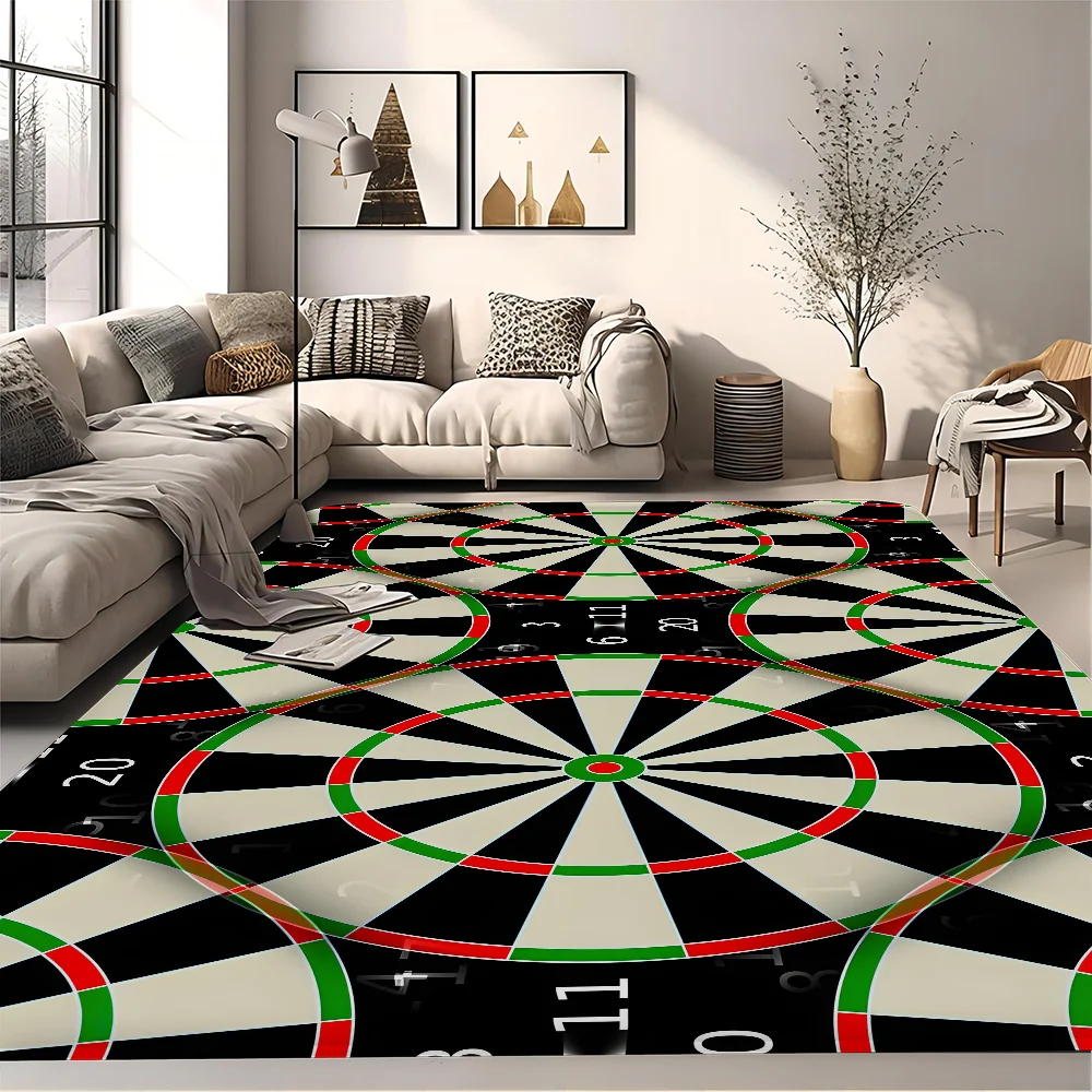 DARTS Dart Board Arrow Floor Mat INS Style Soft Bedroom Floor House Laundry Room Mat Anti-skid Household Carpets