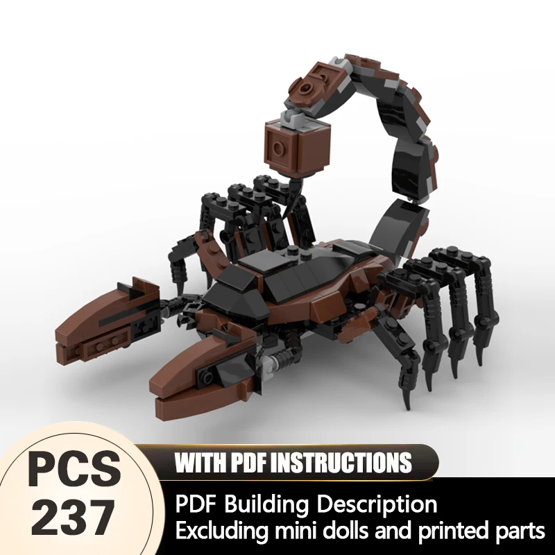 Creators Animal Series Model MOC Building Bricks Giant Scorpion Modular Technology Gifts Holiday Assemble Children Toys Suit