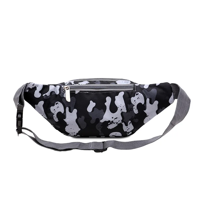 Sports Waist Bag, Men's Casual Large Capacity Multi-layer Travel Bag, Lightweight Oxford Cloth Single Shoulder Crossbody Bag
